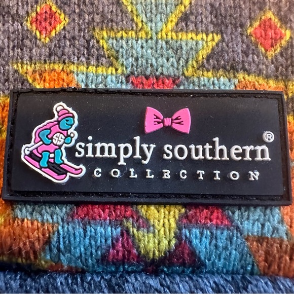 SIMPLY SOUTHERN Women's Southwestern Seahorse 1/4 Snap Jacket Size Large - Picture 5 of 11